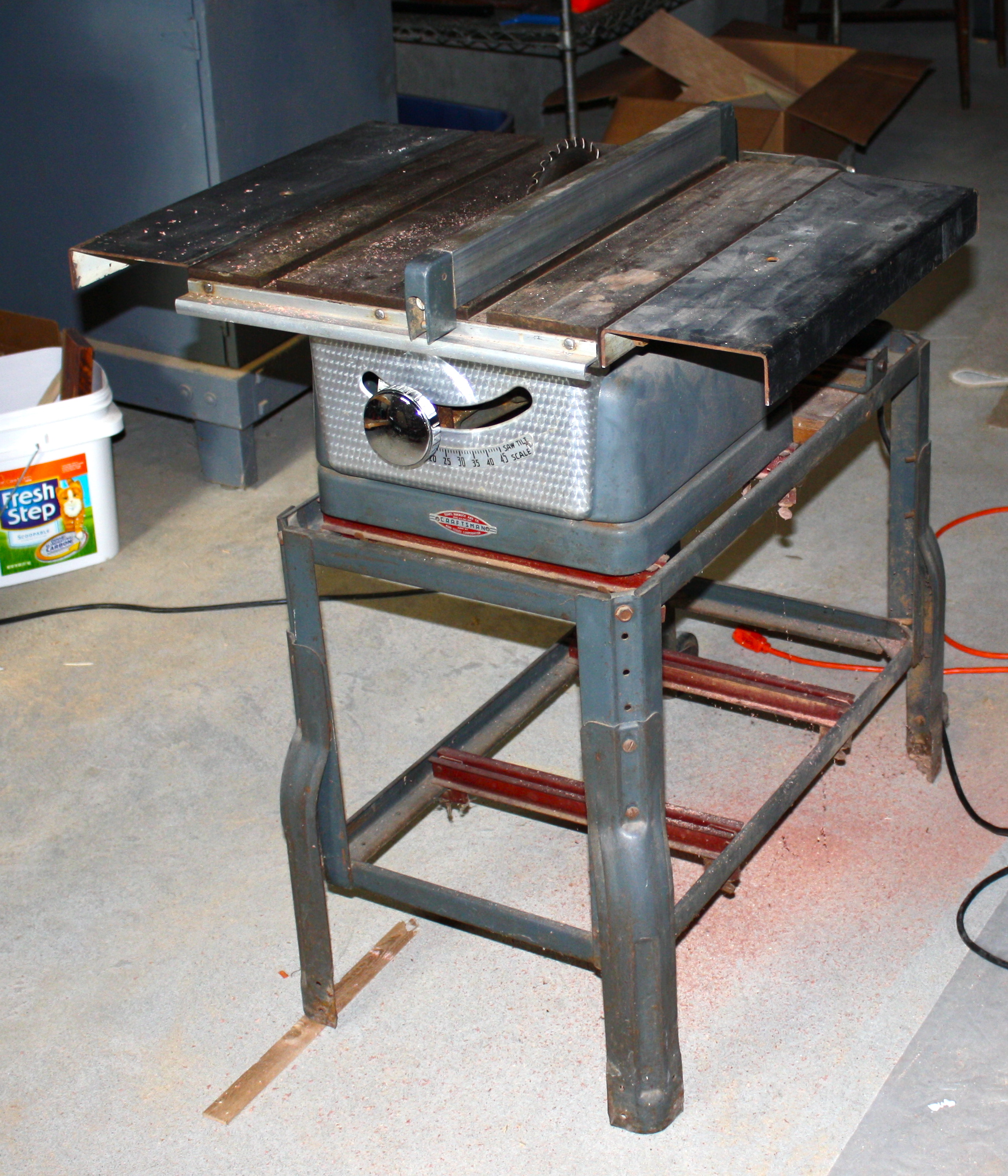 BEFORE – 1953 Craftsman Table Saw